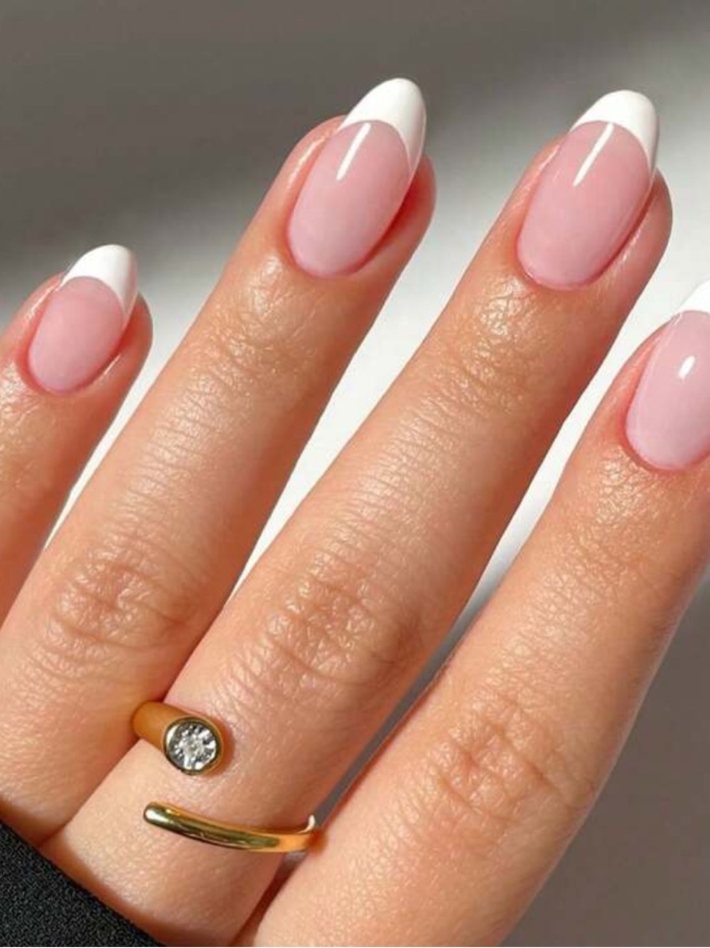 3/$25 -New Classic French Manicure press on nails- Pink & White 24 piece